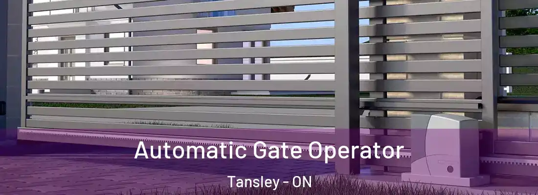  Automatic Gate Operator Tansley - ON