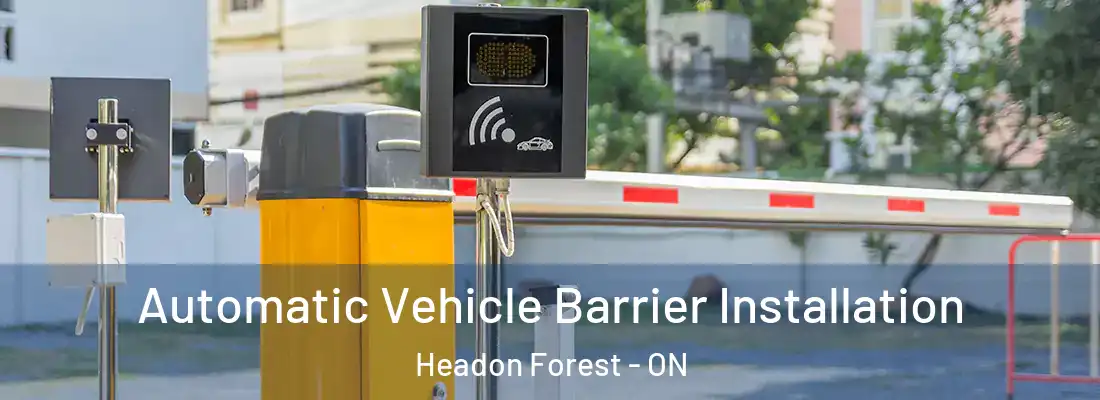  Automatic Vehicle Barrier Installation Headon Forest - ON