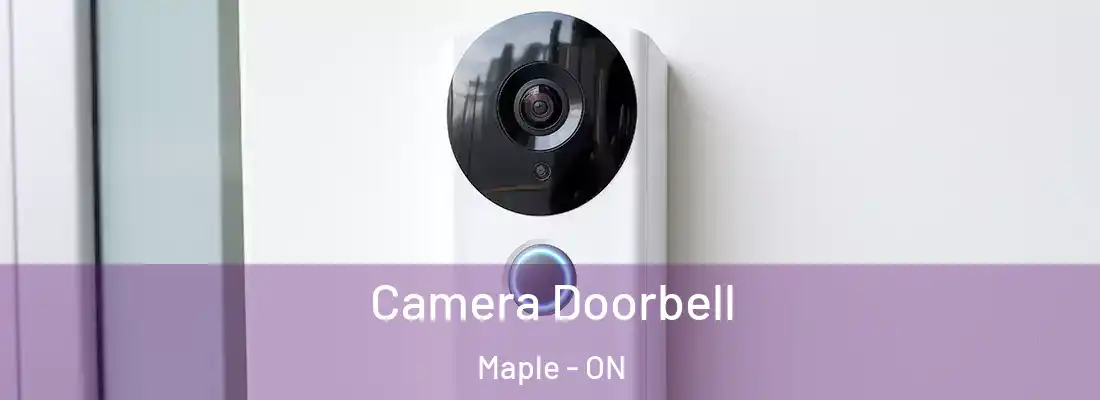  Camera Doorbell Maple - ON