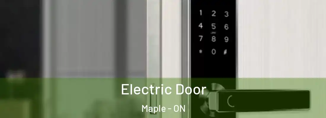  Electric Door Maple - ON