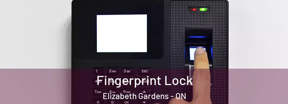  Fingerprint Lock Elizabeth Gardens - ON