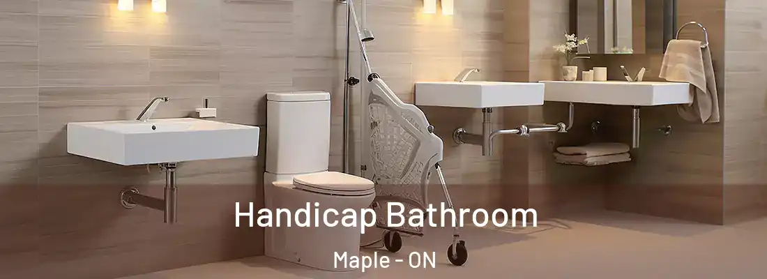  Handicap Bathroom Maple - ON