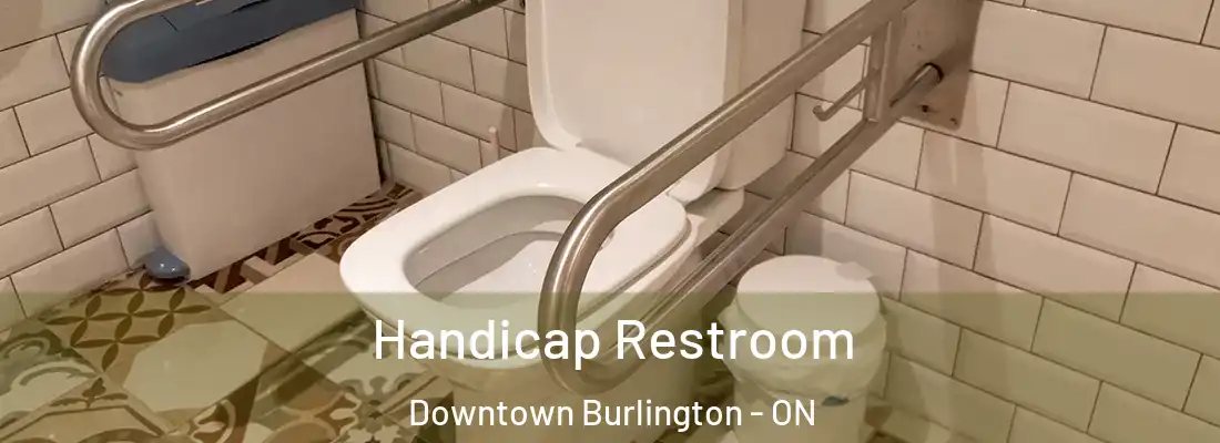  Handicap Restroom Downtown Burlington - ON