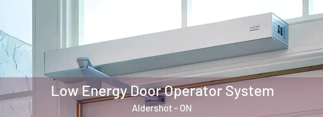  Low Energy Door Operator System Aldershot - ON