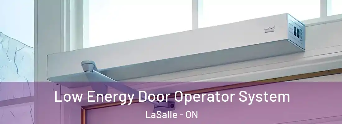 Low Energy Door Operator System LaSalle - ON