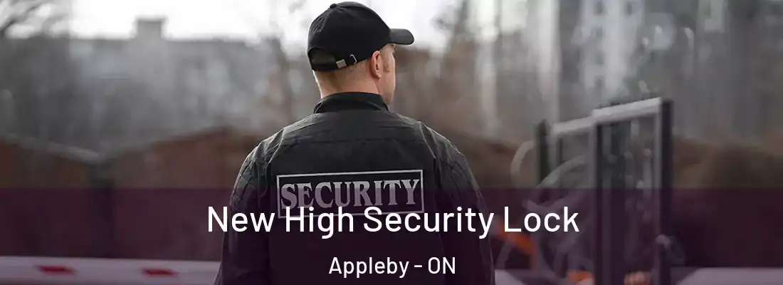  New High Security Lock Appleby - ON