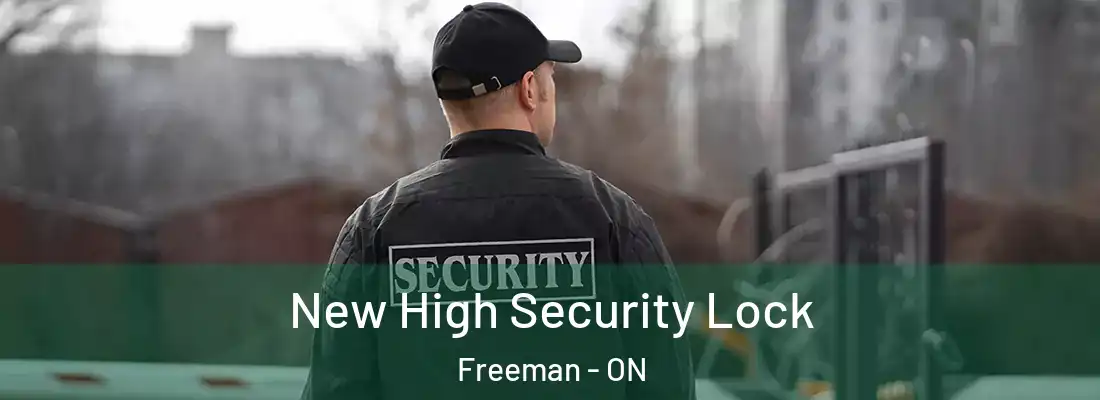  New High Security Lock Freeman - ON