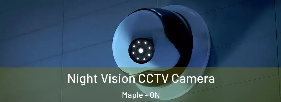  Night Vision CCTV Camera Maple - ON
