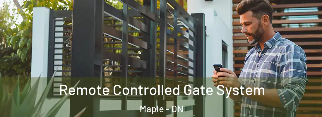  Remote Controlled Gate System Maple - ON