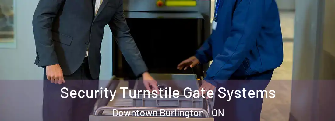  Security Turnstile Gate Systems Downtown Burlington - ON