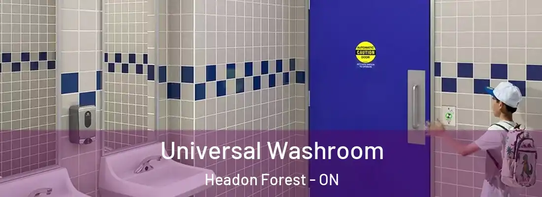  Universal Washroom Headon Forest - ON