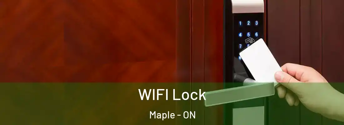  WIFI Lock Maple - ON