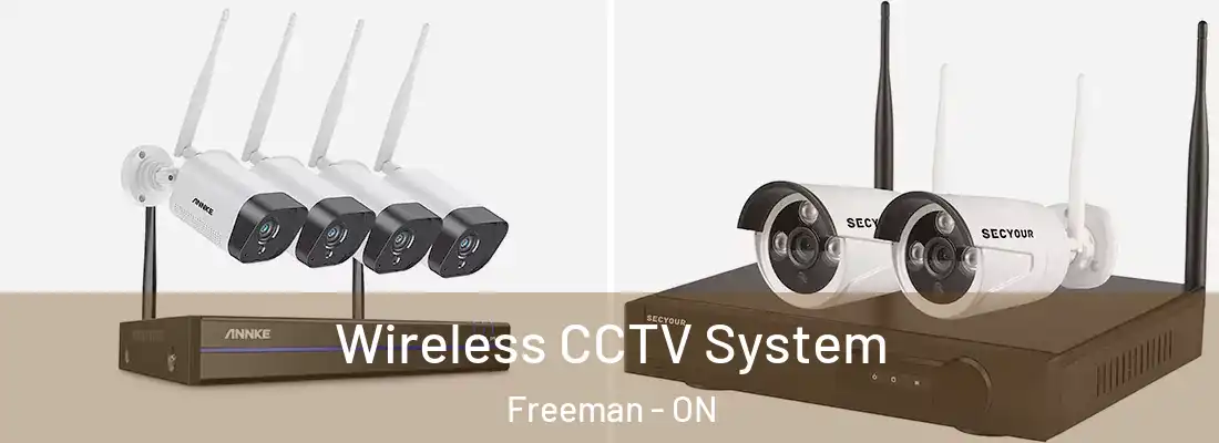  Wireless CCTV System Freeman - ON